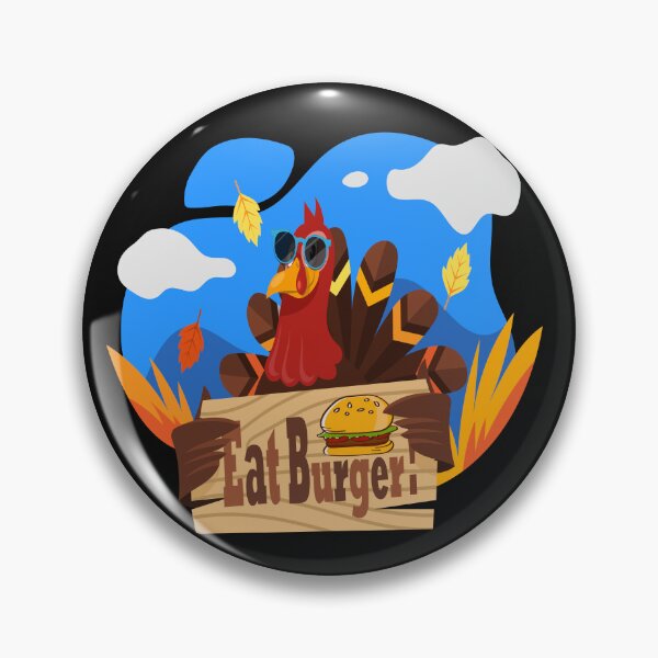 Item preview, Eat burger! thanksgiving designed and sold by hamzablk.