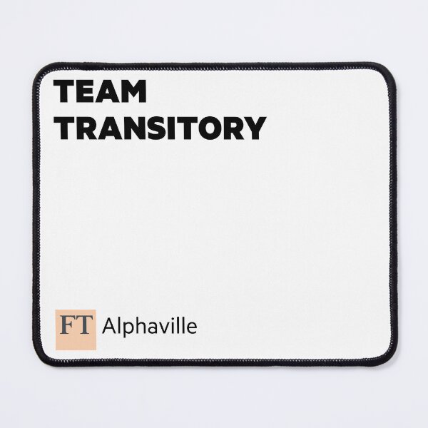 Item preview, Team Transitory designed and sold by FT Alphaville.