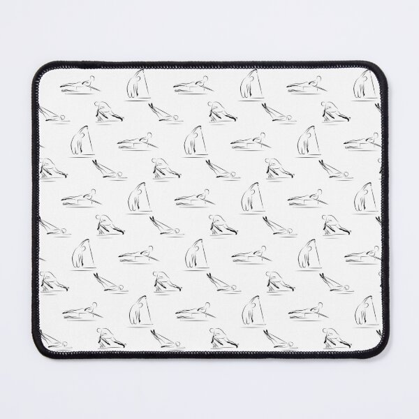 Item preview, Pilates poses pattern designed and sold by sashica.