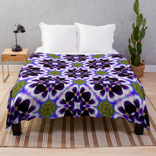 Item preview, Violets Flower Pattern designed and sold by Patternflower.