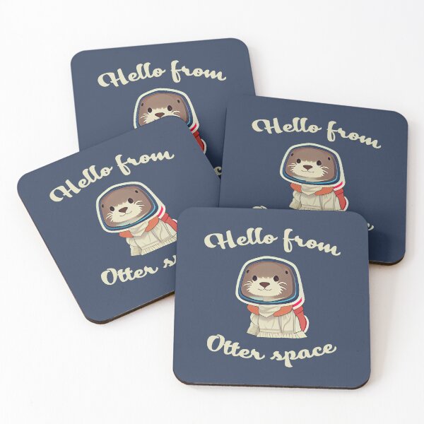 Item preview, Hello from Otter space designed and sold by Bratak.