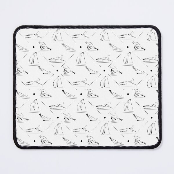 Item preview, Pilates poses pattern designed and sold by sashica.