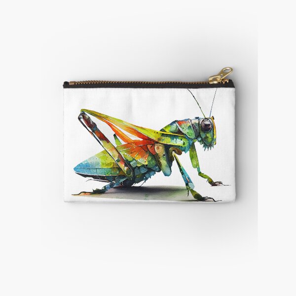Item preview, Grasshopper Colourful Art, Watercolor Painting designed and sold by KOTOdesign.