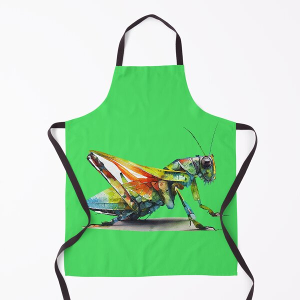 Item preview, Grasshopper Colourful Art, Watercolor Painting designed and sold by KOTOdesign.