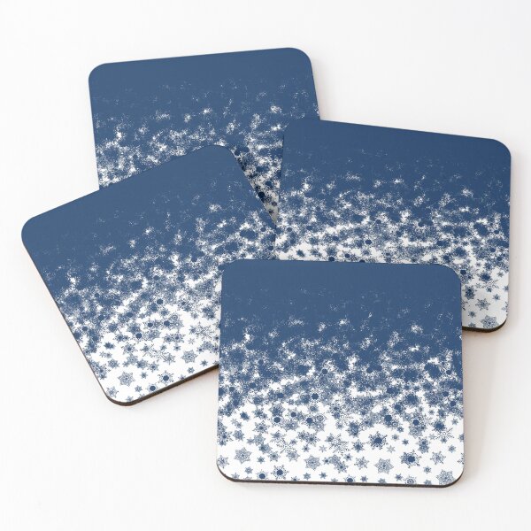 Item preview, Blizzard - Blue snowflakes designed and sold by illustratious.
