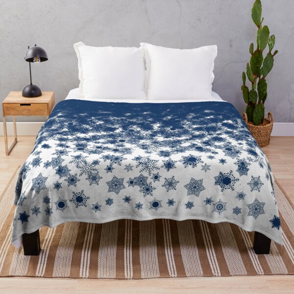 Item preview, Blizzard - Blue snowflakes designed and sold by illustratious.