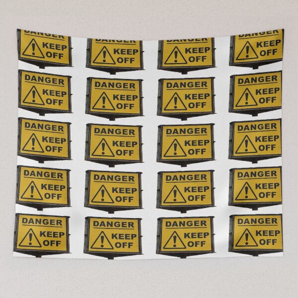 Item preview, Danger, Keep Off! designed and sold by pinkal.