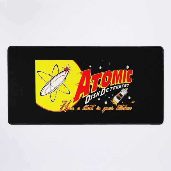 Item preview, ATOMIC DISH DETERGENT - PACKAGING designed and sold by ThrowbackAds.