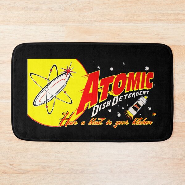 Item preview, ATOMIC DISH DETERGENT - PACKAGING designed and sold by ThrowbackAds.