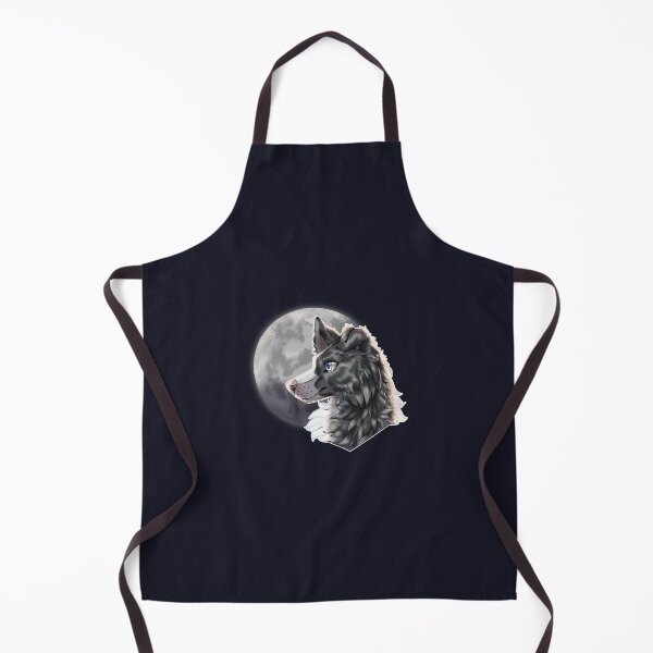 Artikelvorschau, Blue Slate Merle Border Collie mit Nachthimmel Vollmond entworfen und verkauft von Bamsdrawz.