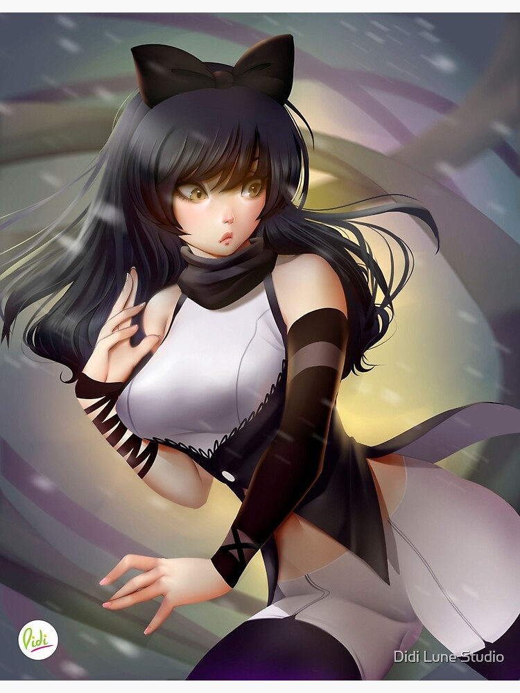 Blake Belladonna Rwby Fanart Greeting Card By Didiesmeralda Redbubble
