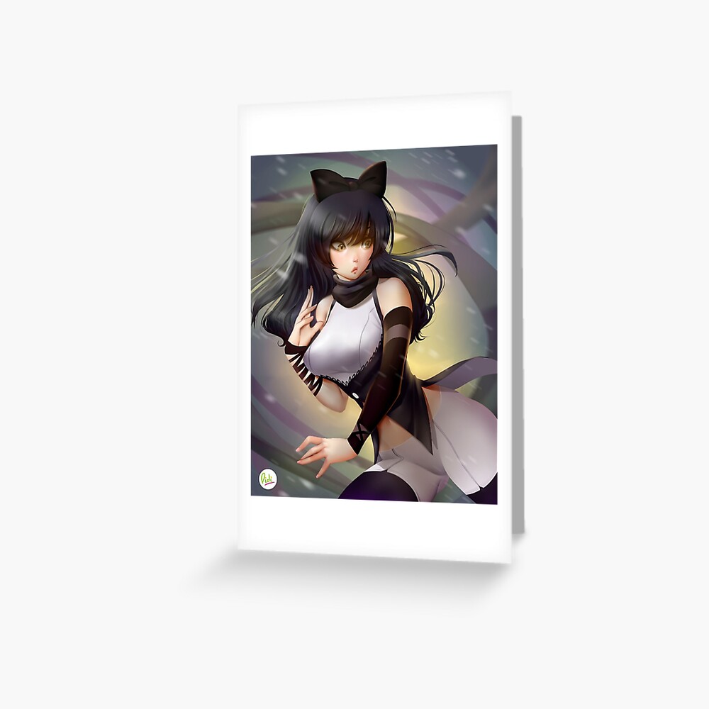 Blake Belladonna Rwby Fanart Postcard By Didiesmeralda Redbubble