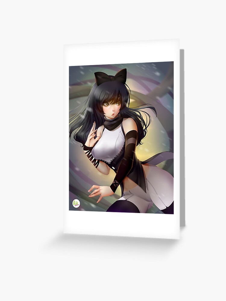 Blake Belladonna Rwby Fanart Greeting Card By Didiesmeralda Redbubble