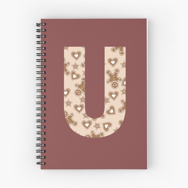 Item preview, Gingerbread Pattern Monogram Letter U designed and sold by Lyssarien.