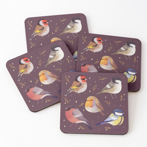 Item preview, Birds illustration pattern - 5 birds pack  designed and sold by Yarafantasyart.