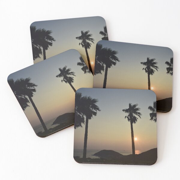 Item preview, Sunset with palmtrees in Japan designed and sold by Designsbyalisa.
