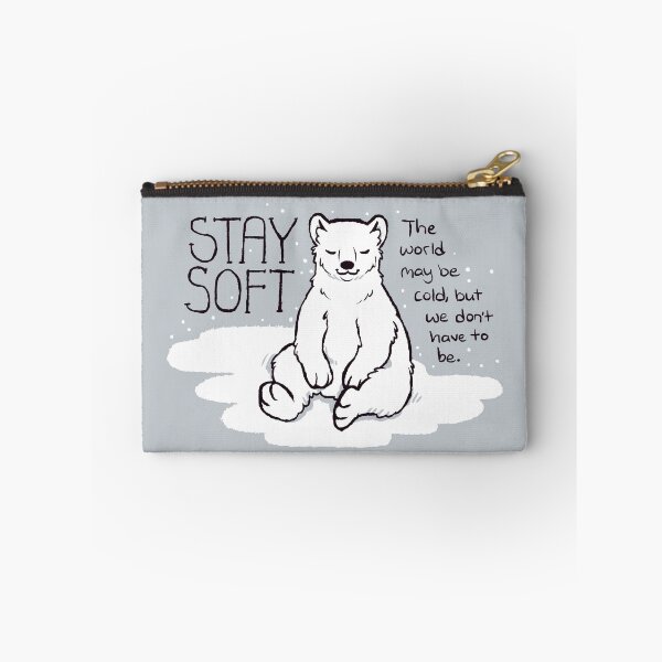 Item preview, "Stay Soft" Polar Bear designed and sold by thelatestkate.