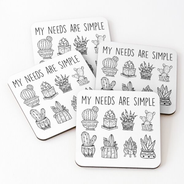 Item preview, My Needs Are Simple Funny Plant designed and sold by kamrankhan.