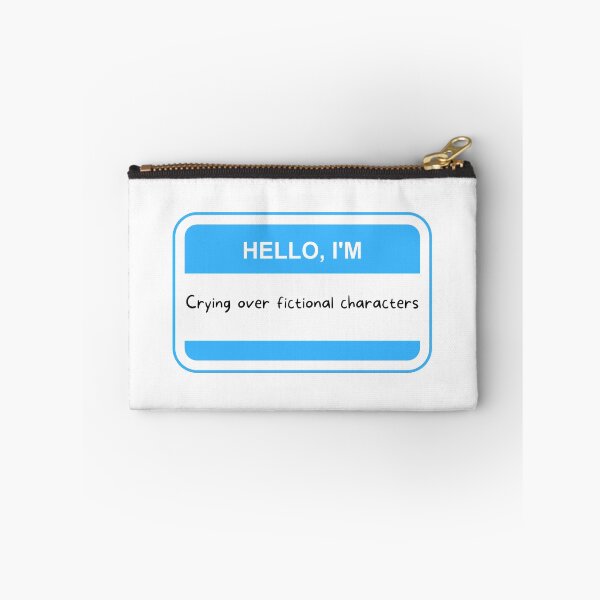 Item preview, Hello, I'm Crying Over Fictional Characters designed and sold by TheBookRealm.