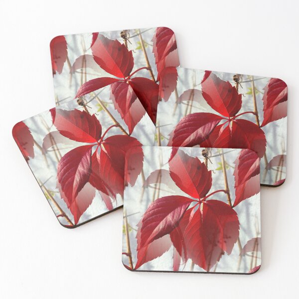 Item preview, Red leaves wild vine designed and sold by AdioraStore.