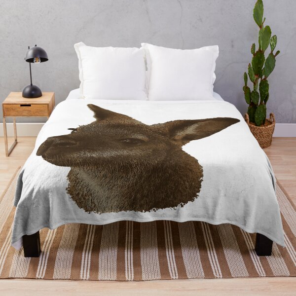 Item preview, gray kangaroo canvas structure, australian animal prints, cute animal shirts designed and sold by Kirei-Lily.