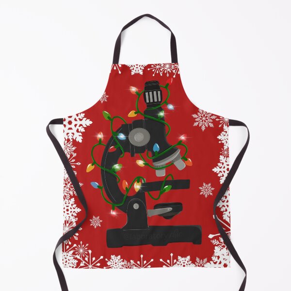 Item preview, Christmas Microscope with Snowflake Border designed and sold by Lindsey Seymour.