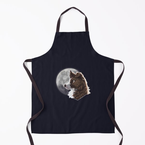 Item preview, Brown Border Collie with Night Sky Full Moon designed and sold by Bamsdrawz.