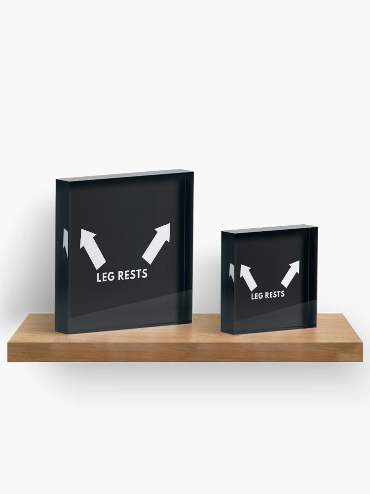 Thumbnail 3 of 5, Acrylic Block, Leg Rests  designed and sold by Express YRSLF.