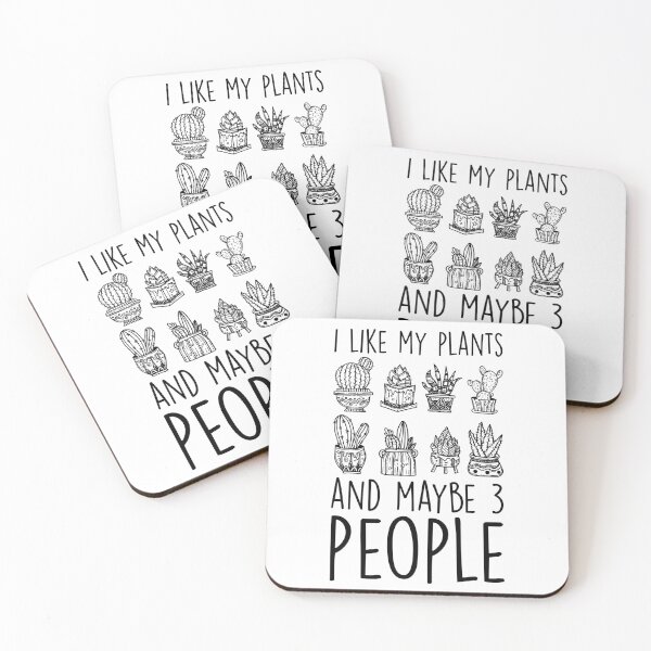 Item preview, I Like My Plants And Maybe 3 People designed and sold by kamrankhan.