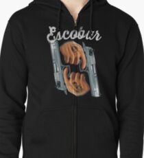 Escobar Guns Tattoo Zipped Hoodie