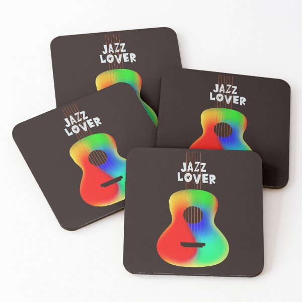 Item preview, A Vibrant Color Guitar Design for Jazz Music Lovers designed and sold by deepakrode7.