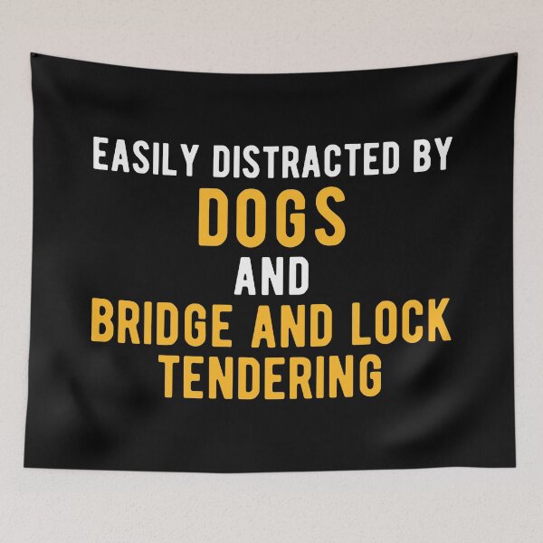 Item preview, Dog Lover Bridge and Lock Tender designed and sold by NestaReign.