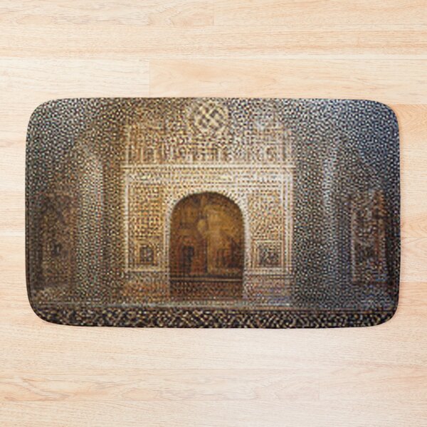 Item preview, mosaic of Al-Hamra Palace /castle and ancient Arab Islamic architecture designed and sold by MaissaArt.