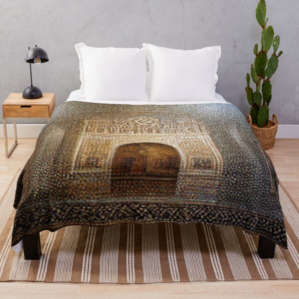 Item preview, mosaic of Al-Hamra Palace /castle and ancient Arab Islamic architecture designed and sold by MaissaArt.