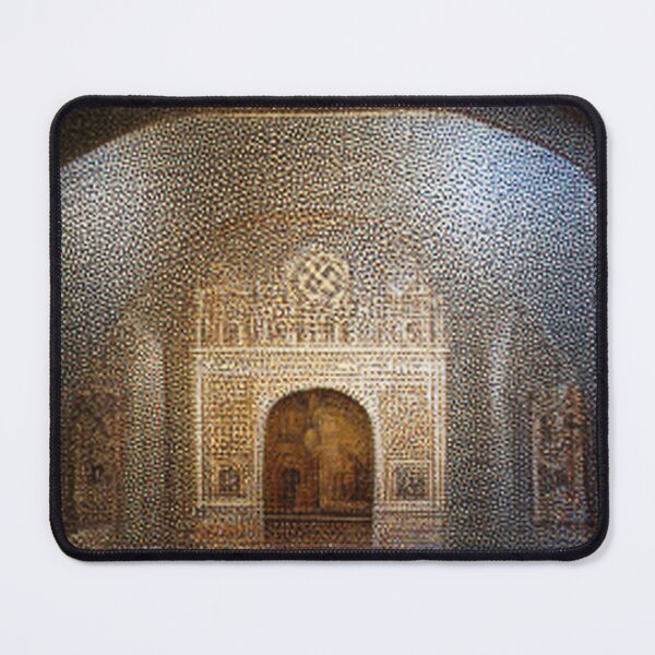 Item preview, mosaic of Al-Hamra Palace /castle and ancient Arab Islamic architecture designed and sold by MaissaArt.