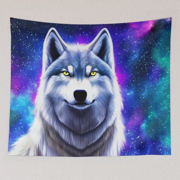 Item preview, Galaxy Wolf  designed and sold by MMwolfdogden.