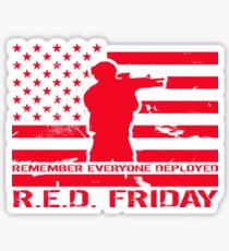 R.E.D. Friday Sticker