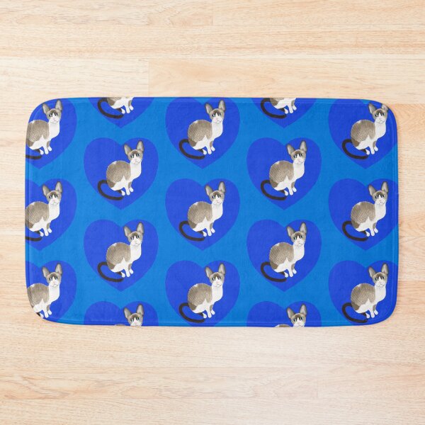 Item preview, Cornish Rex Pointed Kitten Blue designed and sold by Birgit Dugan.