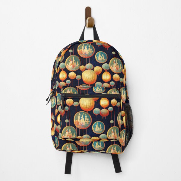 Item preview, Castle Lanterns Traditional Art Design Textile designed and sold by TJino.