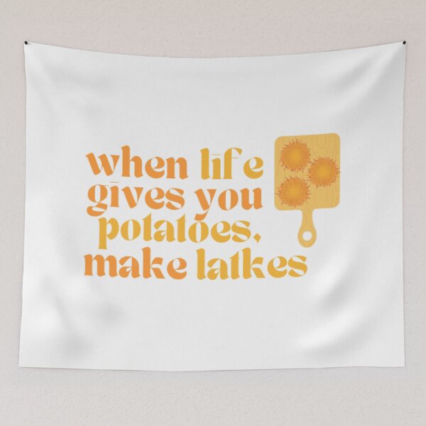 Item preview, When Life Gives You Potatoes, Make Latkes Hanukkah designed and sold by LanaGoodhelm.