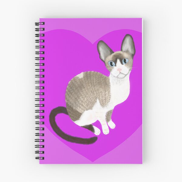 Item preview, Cornish Rex Pointed Kitten Pink designed and sold by Birgit Dugan.
