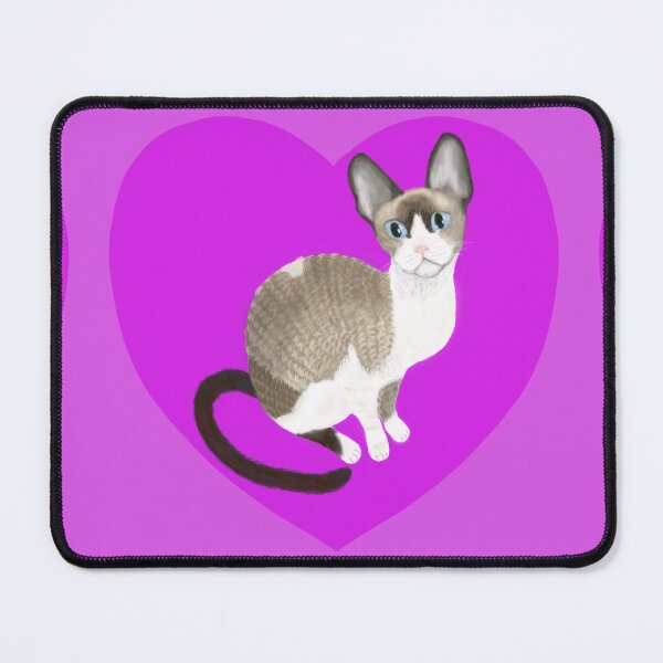 Item preview, Cornish Rex Pointed Kitten Pink designed and sold by Birgit Dugan.