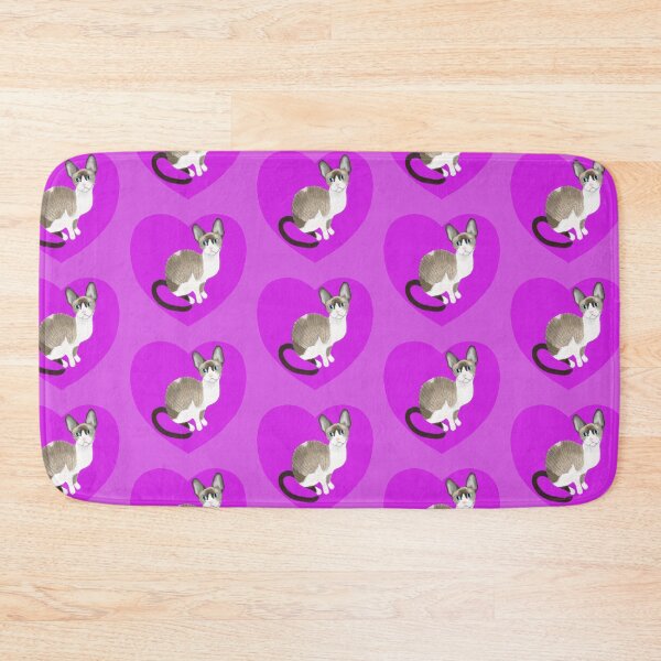 Item preview, Cornish Rex Pointed Kitten Pink designed and sold by Birgit Dugan.