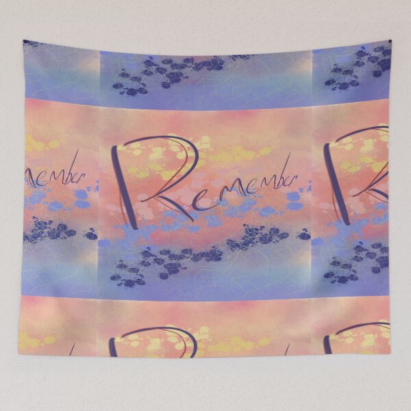 Item preview, Sunrise Mood Pattern with Big Purple Remember Text - Neurodivergent designed and sold by jolabrese.