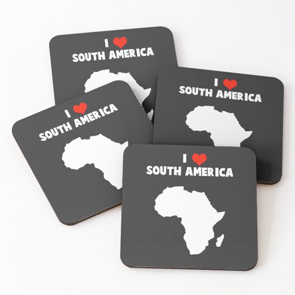 Item preview, I Love South America Mixed Up Map designed and sold by bullshirter.
