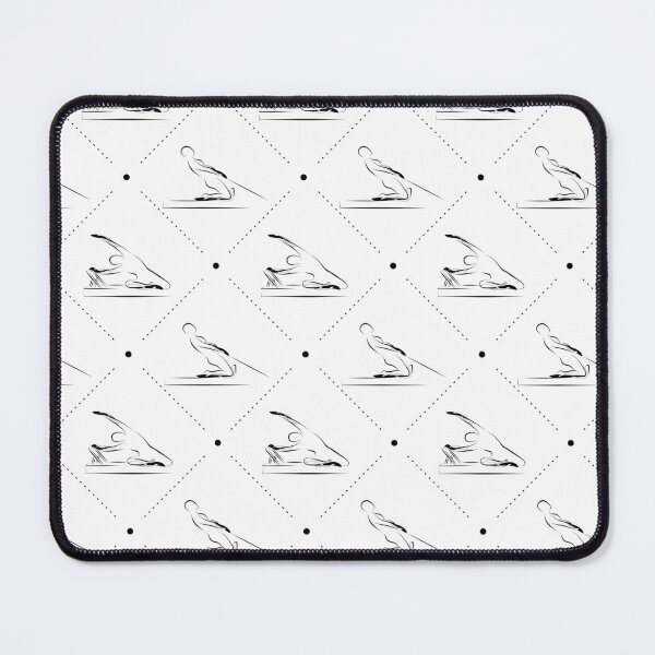 Item preview, Pilates poses pattern designed and sold by sashica.