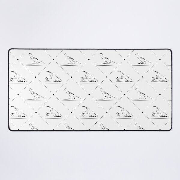 Item preview, Pilates poses pattern designed and sold by sashica.