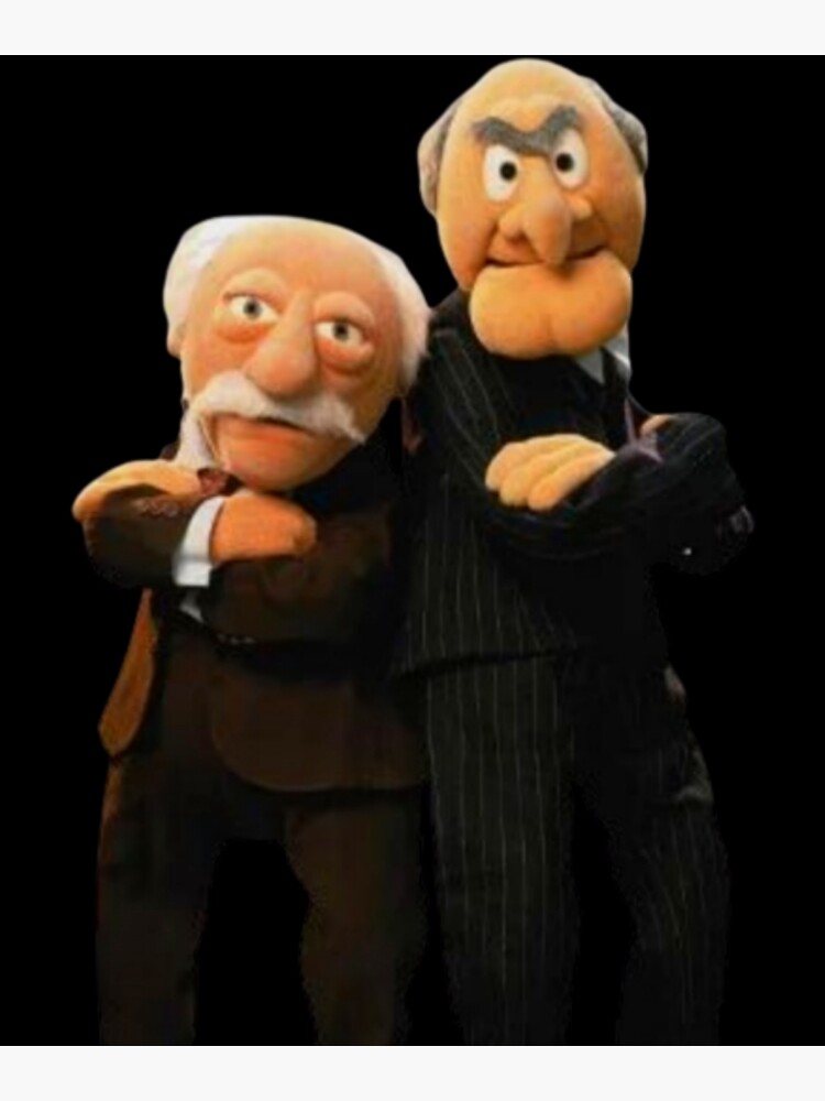 Statler And Waldorf Vintage Poster For Sale By Adlerart2023 Redbubble