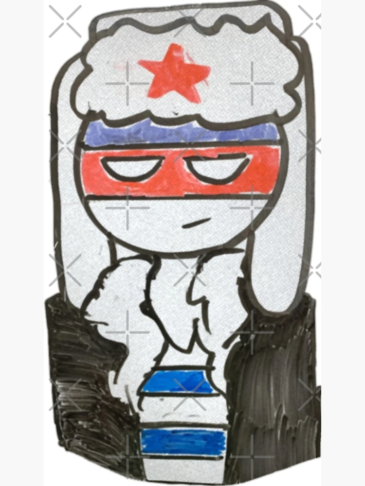 Russia Boy (no background) - CountryHumans | Sticker