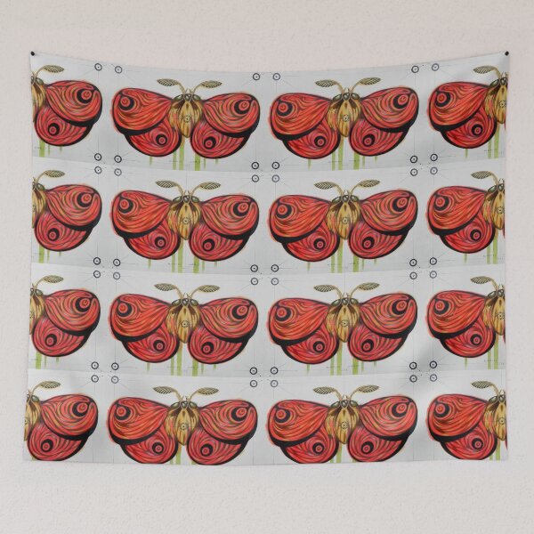 Item preview, Big red moth designed and sold by federico cortese.